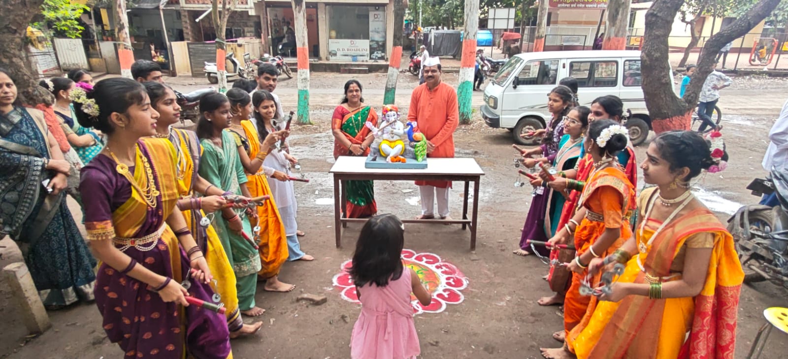 Mahaprasad Distribution on the Occasion of Ganpati Festival